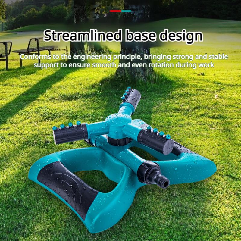 Automatic sprinkler green nozzle 360 degree rotating water spray vegetable garden irrigation watering sprinkler irrigation