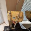 Summer Small Bag Women's New Trendy Versatile Chain Messenger Bag High-end Shoulder Small Square Bag