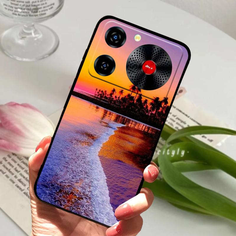 Per custodia telefono ZTE nubia Music 2 4G Music2 Cover Posteriore in Morbido Silicone Per Nubia Music Lusso Moda Protettiva Coque Fundas