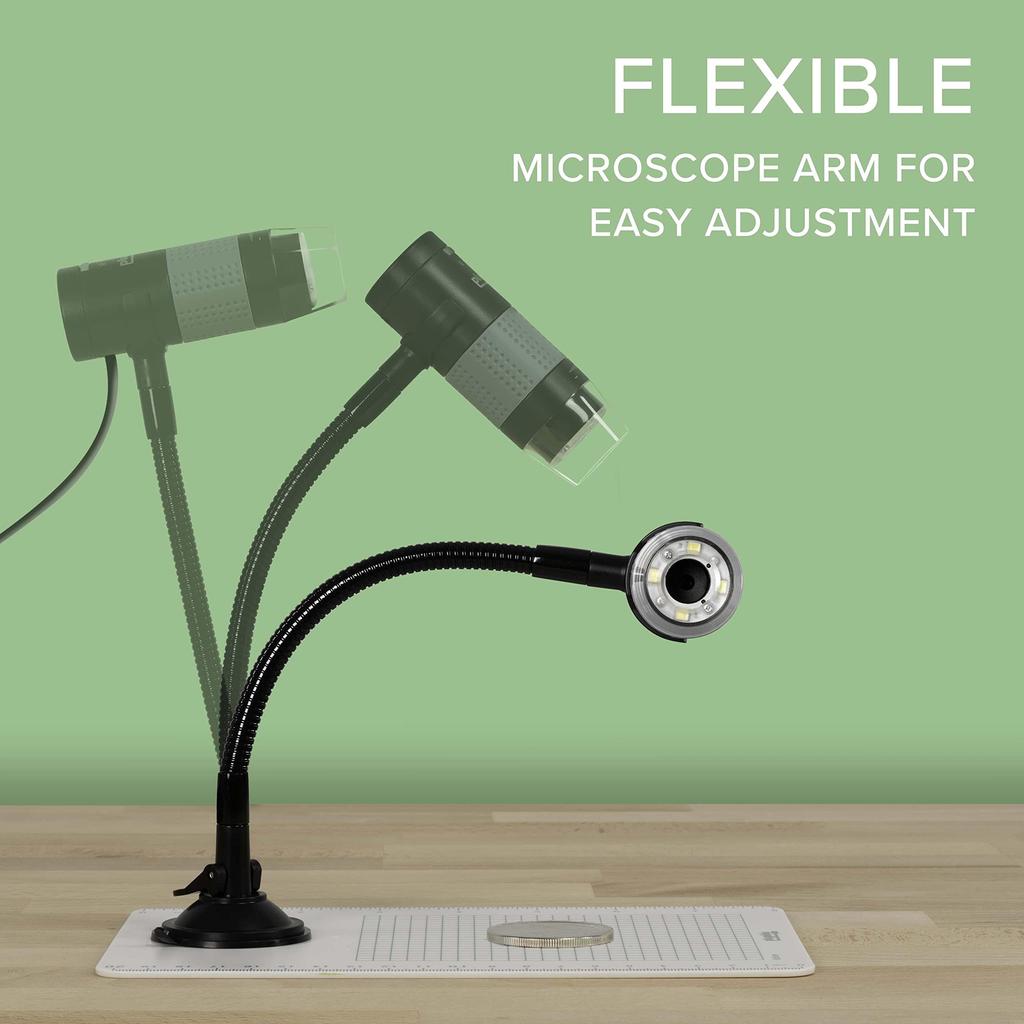 Plugable USB Microscope Digital Microscope million with removable observation can be used with 2.0 (2 pixels, 10x, 250x) - plate, Windows, macOS,