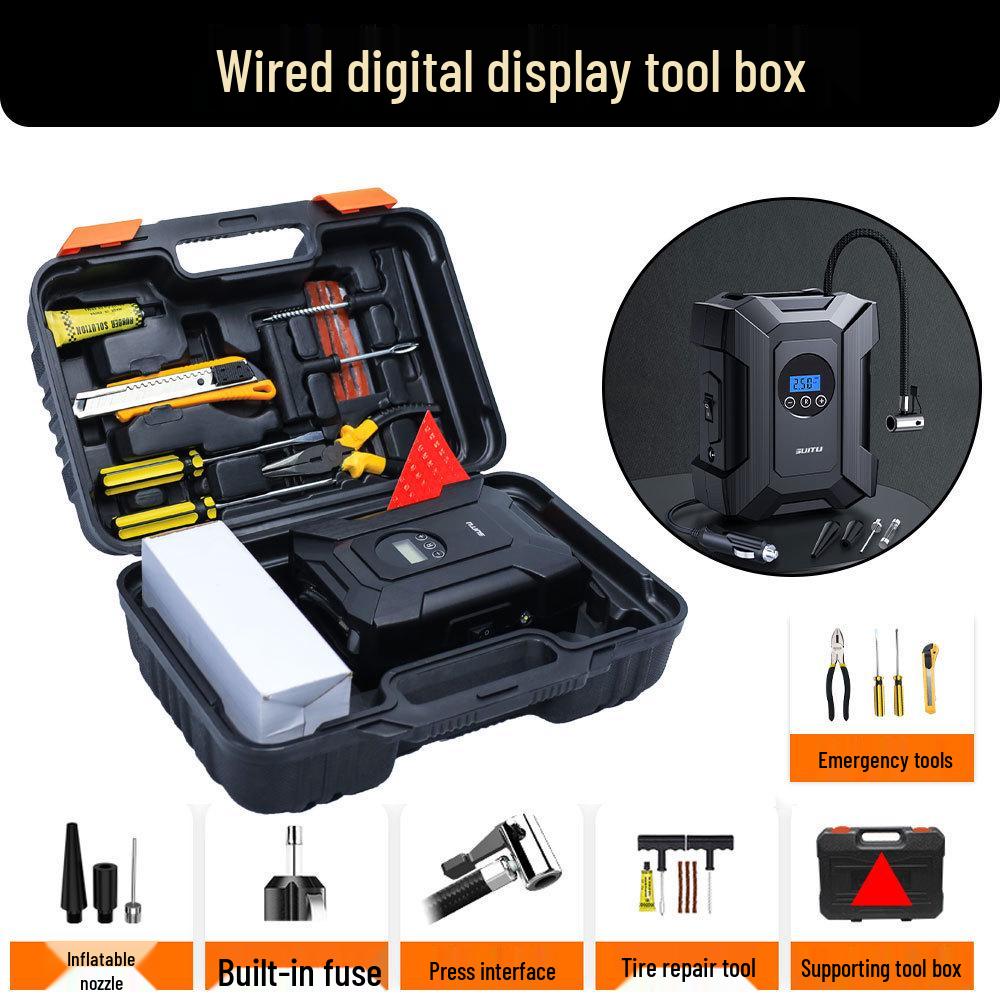 Portable 12V Multifunctional Electric Car Tire Inflator