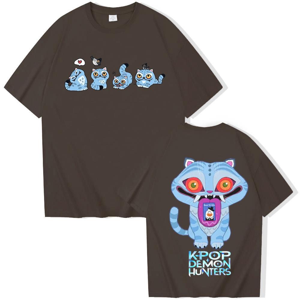 KPop Demon Hunters Tiger T-shirt Harajuku O-neck Casual Shirt Gift