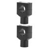 Motorcycle Handlebar Bracket Clamps Metal Riser Mount for 25mm Diameter Handlebars Motorcycle Electric Vehicles Black