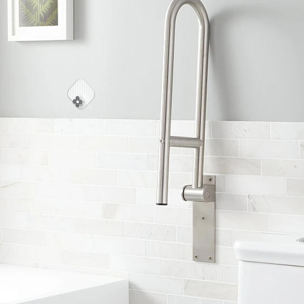 4 STÜCKE Klebehaken Kunststoff Wasserdicht Nagelfrei Handtuch Schlüssel Wandhänger für Küche Badezimmer