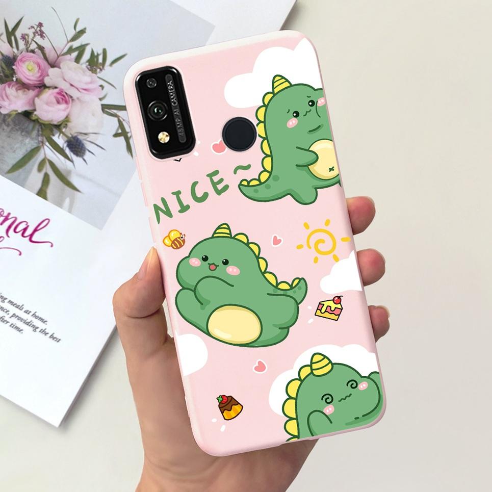 Soft Silicone Cases For Huawei Honor 9X lite Case JSN-L21 JSN-L22 JSN-L23 Coque Fundas Luxury Design Pattern Soft Silicone Etui