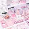 Large Capacity Pen Bag Multi-Pockets Stationery Bag Durable Pencil Case