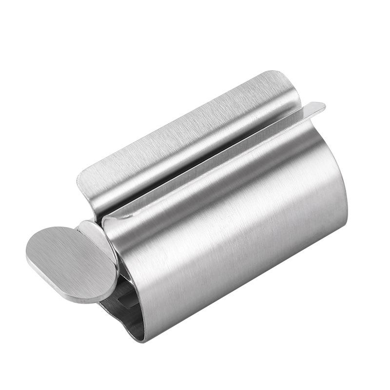 1Pcs Toothpaste Squeezer Stainless Steel Tube Squeezer Rollers Toothpaste Tube Wringer Seat Holder Stand Bathroom Safety Aids