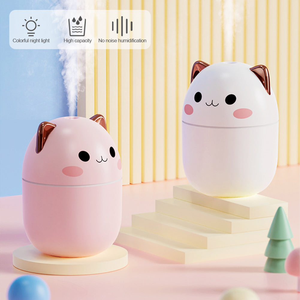 250ml Cute Air Humidifier Kawaiil Aromatherapy Humidifiers Diffusers Essential Oil Diffuser Home Car Air Purifier Humificador