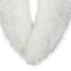Faux Fur Scarf with Velvet Lining Invisible Fur Clip Artificial Fur Shawl Dresses Coats Fake Collar Neck Scarf