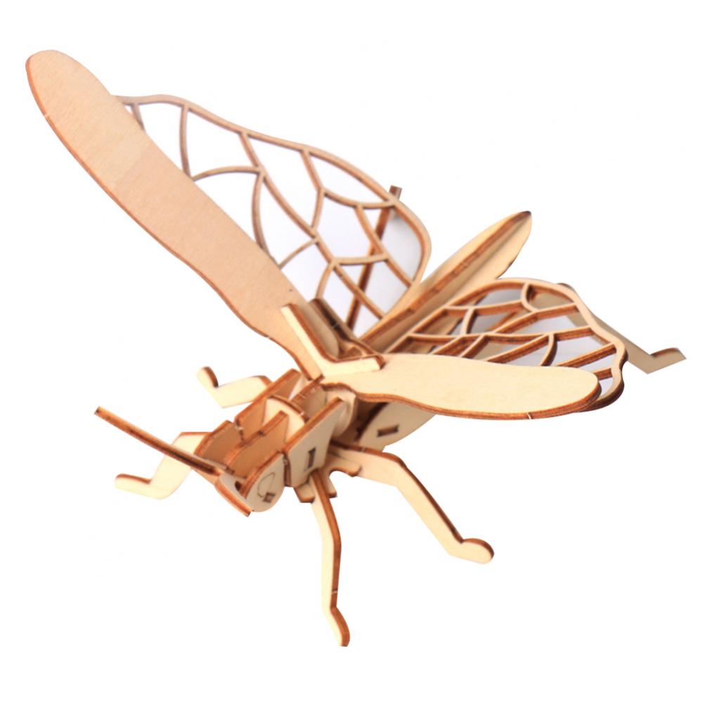 3D Wooden Insect Puzzle Animal Skeleton Assembly Model Puzzle DIY Wooden Crafts 3D Puzzle STEM Toys Gifts for Kids Adults Teens