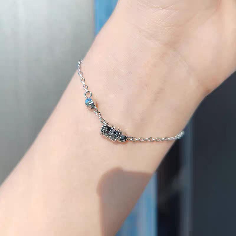S925 Sterling Silver Slim Waist Bracelet for Women - Niche Design, High-End Feel, Perfect for Best Friends 925 Silver