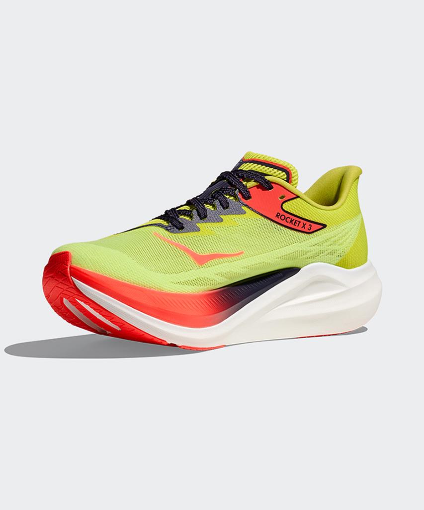 Hoka (Universal) Rocket X 3 - Neon Yuzu: Squid Ink / 1168724-Nzs