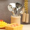 1Set 1/12 Miniature Spatula Spoon Set Doll Home Kitchen Utensils Dollhouse Simulation Decor Dolls House Pretend Play Toys