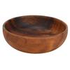 Trä Snacksfat Frukt Mat Sallad Soppskål för Hem Kaffebutik Användning12x3.5cm