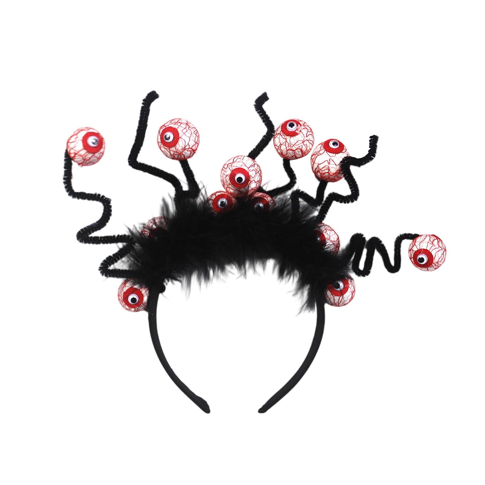 

Украшения для ободка на Хэллоуин, Ободки для глаз, Ободки, Реквизит для вечеринки One Size чёрный