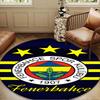 Fenerbahçe Sports Club Emblem Round Mat Home Decor, Chair Rug For livingroom,Bedroom, Doormat Home Decor Birthday Gift Christmas Gifts
