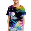 Fashion Children T-Shirts 3D Print Colorful Pattern Round Neck T-Shirts Casual Short Sleeve Tops Kids Tees Clothing