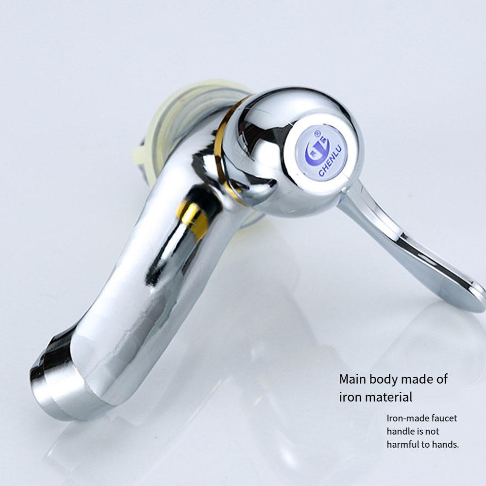 1 Pcs Washer Wall Mounted Garden Balcony Water Tap Hose Connector Single Cooled Bathroom Faucet Accessories