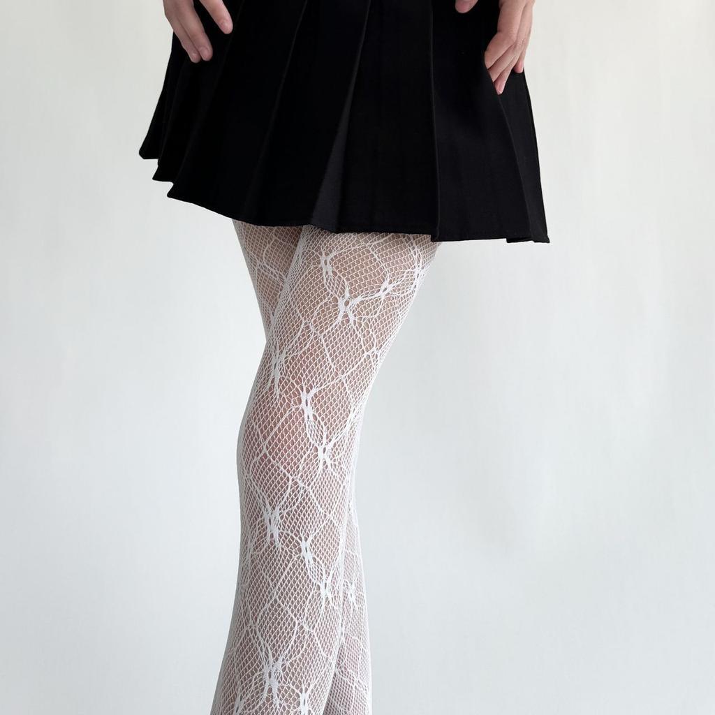 Fashion Fishnet Tights Patterned Pantyhose Stretchy Mesh Stockings for Women Durable Soft Material Comfortable Fit