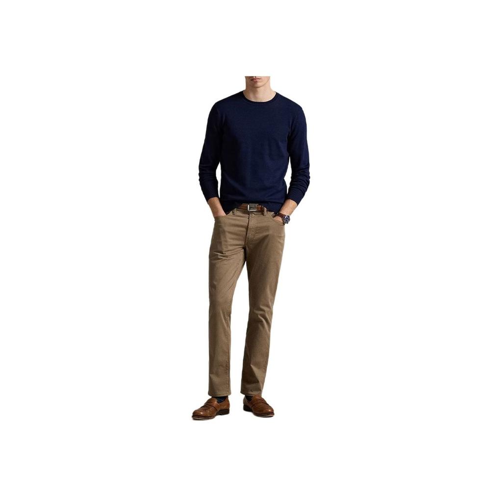 Polo Ralph Lauren FW25 Cotton Crew Neck Long Sleeve Knit Sweater Men Sweater 710981739-001