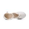 2025 Korean Style Women's Wedge Heel Sandals - Pointed Toe, Comfortable, with Buckle