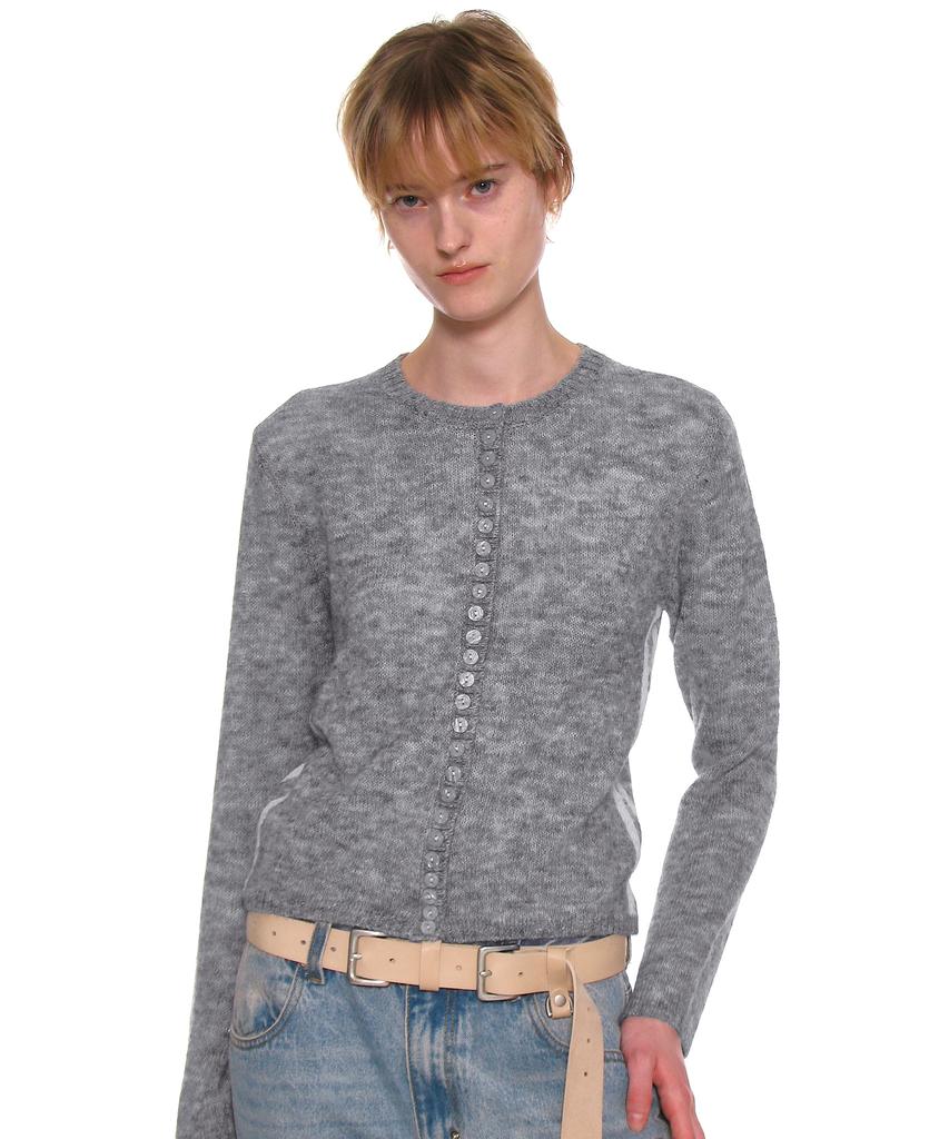 PARTIMENTO WOMEN Leather Extra Long Belt_Sand