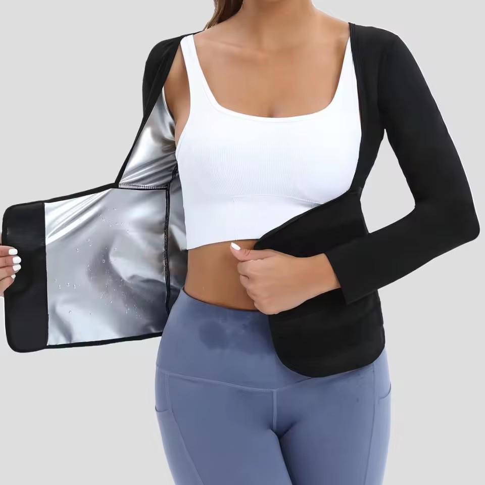 Women's Adjustable Tummy Control Shapewear Sweat Suit - Compression Waist Cincher & Body Sculptor