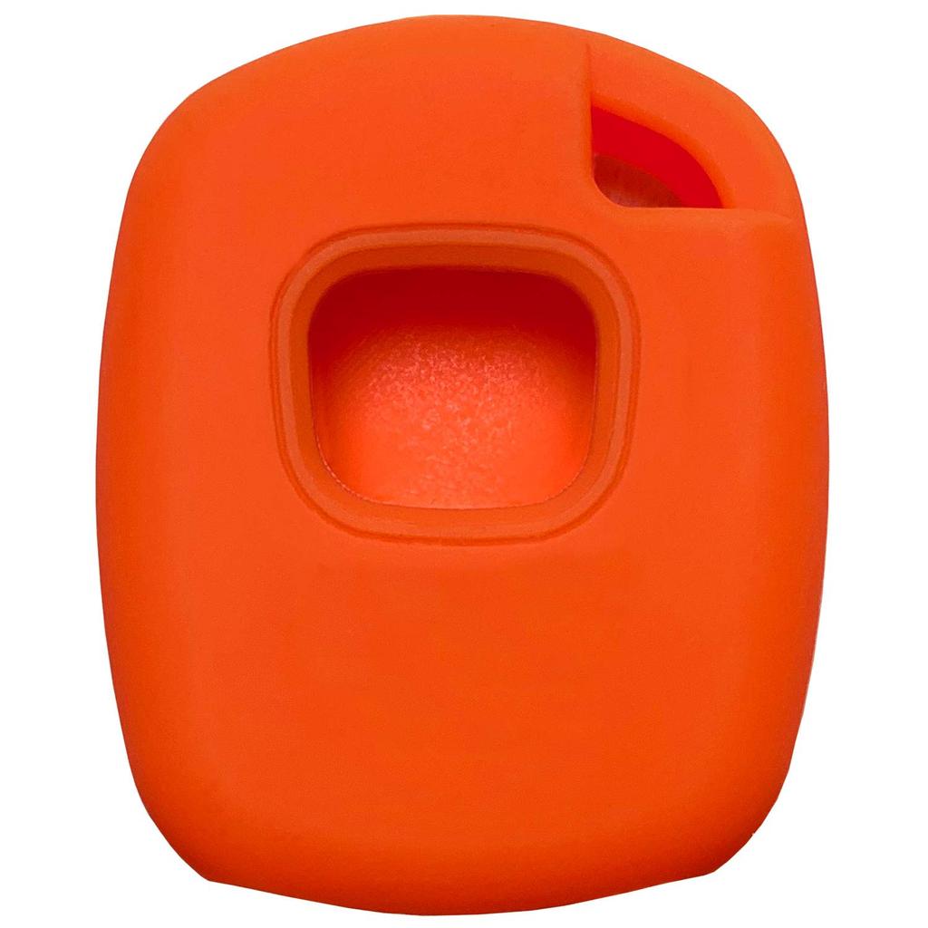 [IKT] Silicone Cover for Keyless Keys 1 Button Orange White/Fit/Odyssey/CR-V/Civic/Accord / Etc. Specially Designed