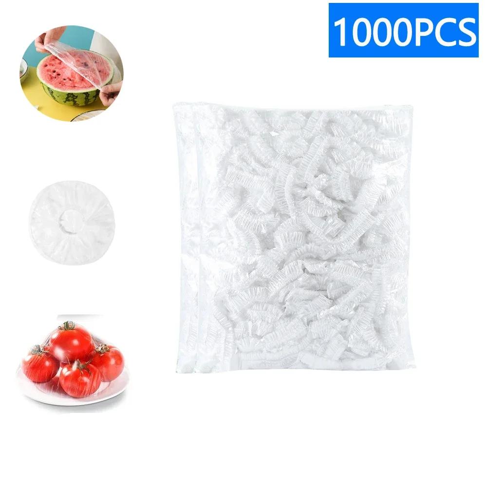 50-2000Pcs Colorful And White Disposable Food Grade Fresh-Keeping Food Cover Grade Fruit Vegetable Storage Bag Kitchen Accessories