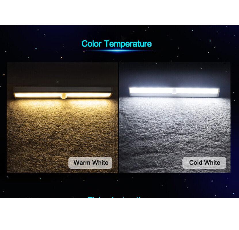 Motion Sensor LED Battery Night Light for Cabinets - Auto Sensing, Long Life LED