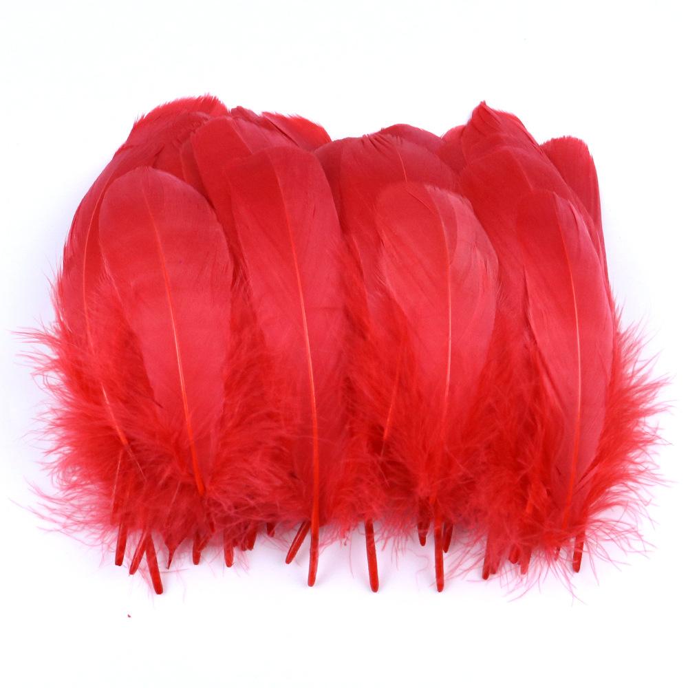 Goose Feather Diy Colorful Feather Soft Large Floating Feather Headdress Craft Decoration Material