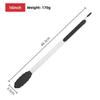 Stainless steel silicone food tongs tool, thickened heat-resistant kitchenware, barbecue tongs, grilled steak food tongs,