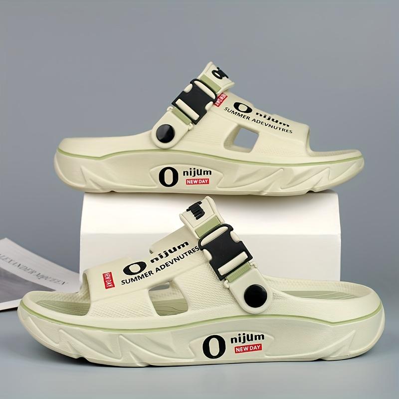 [Anti-slip Slippers] Anti-slip Men's Slippers | Deodorant Sports Casual Driving Dual-purpose Couple Sandals Fashionable Beach Flip-flops