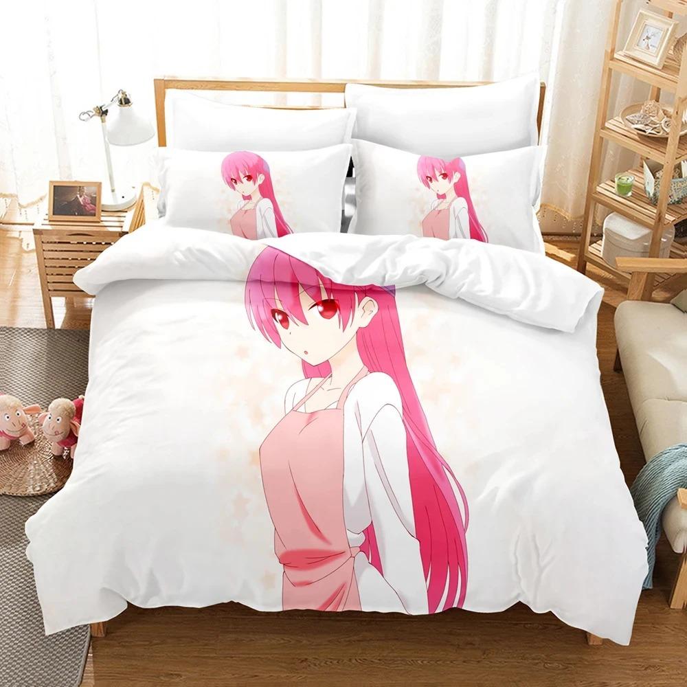 Anime TONIKAWA Fly Me to the Moon Ložní souprava, Povlak na přikrývku Ložní souprava Povlak na přikrývku Povlak na polštář, Velikost King Queen Twin Chlapci Dívky Dospělí