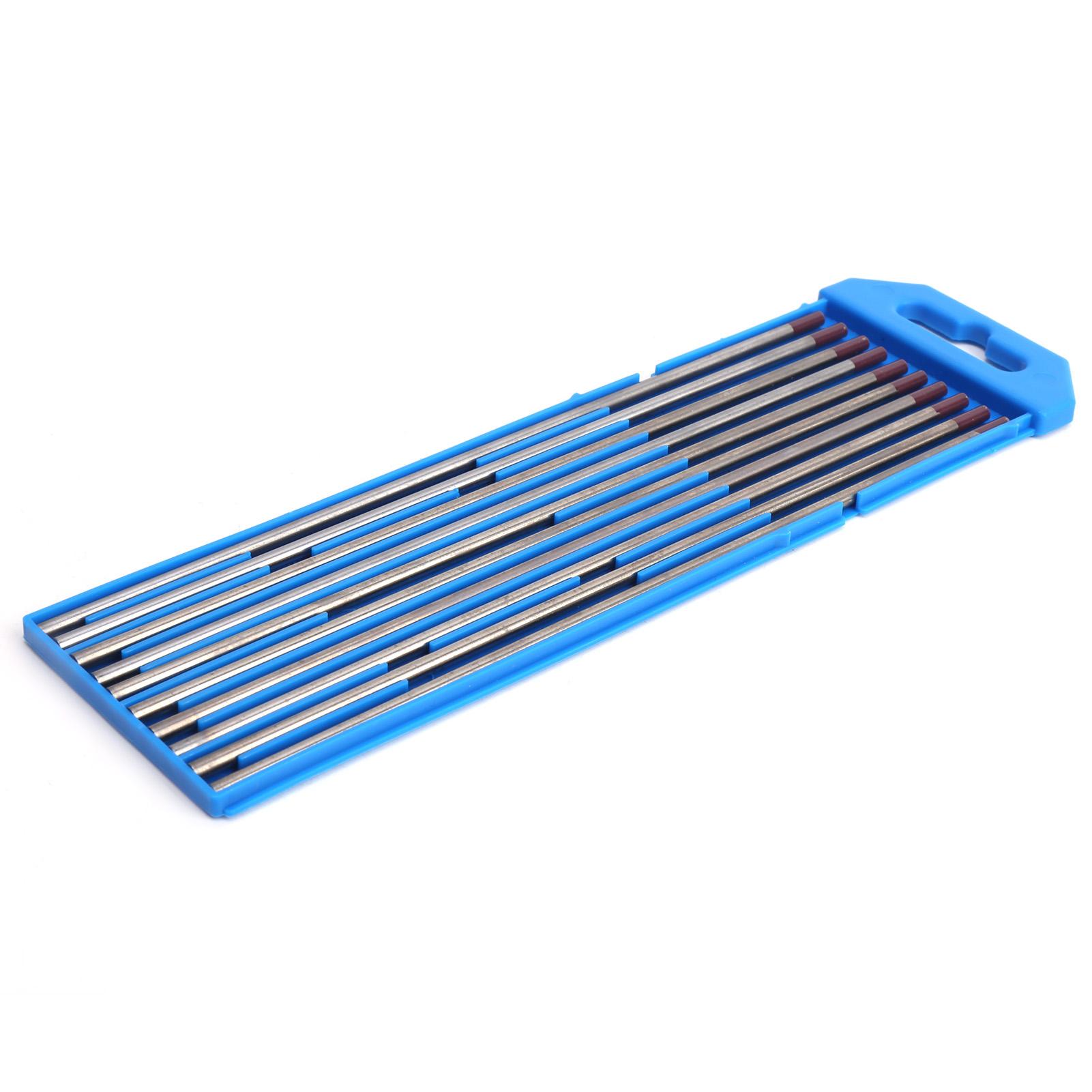 

10 шт. WES TIG вольфрамовый электрод фиолетовый наконечник сварочный стержень расходный материал для пайки 0,13x6,9 дюйма