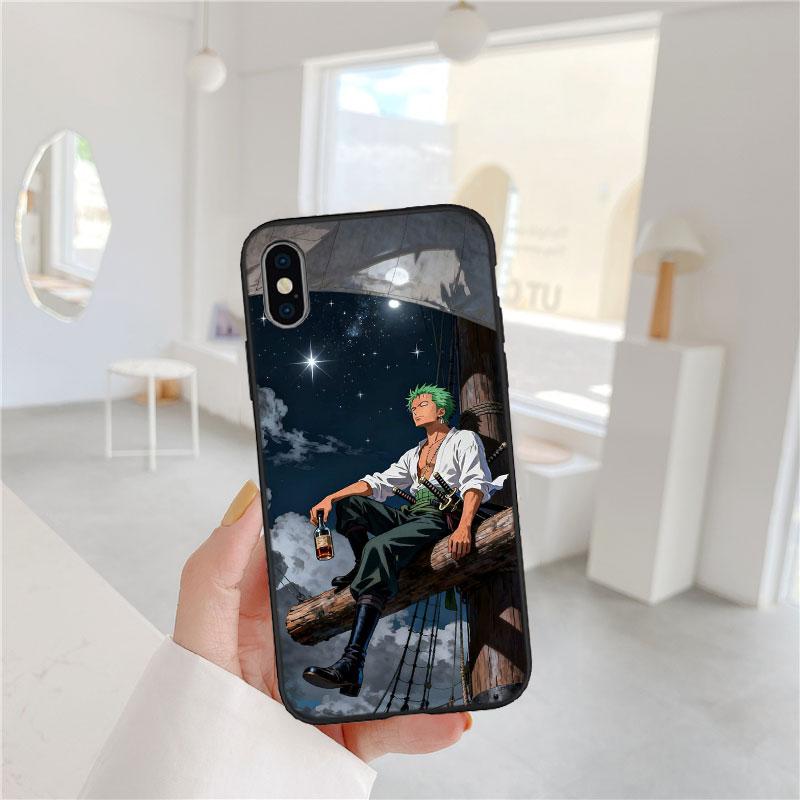 One Piece Zoro Soft Shell Phone Case for Samsung Galaxy Note 10 20 S23 S24 S25 Ultra FE Plus Edge Lite A02S A35 A07 A17