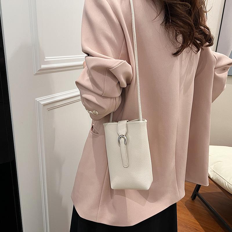 Geantă pentru telefon mobil pentru femei, nouă, mică, proaspătă și la modă, verticală, de umăr, crossbody, geantă mică