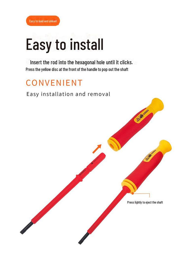 Isoliertes Multifunktions-Schraubendreher-Set mit Werkzeugtasche für Elektriker