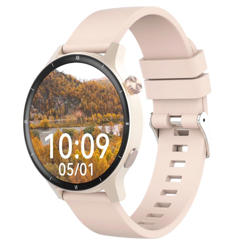 Clock Luxury Smart Watches Sports Fitness Lady Voice Assistant Blue Tooth Call 3D Dynamic Watch Face IP68 Waterproof Smartwatch