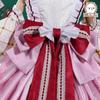 2023 Miku 15th Anniversary Cosplay Costume Pink Cute Lolita Princess Dress Suit Vocaloid Miku Uniform Christmas Carnival Clothes