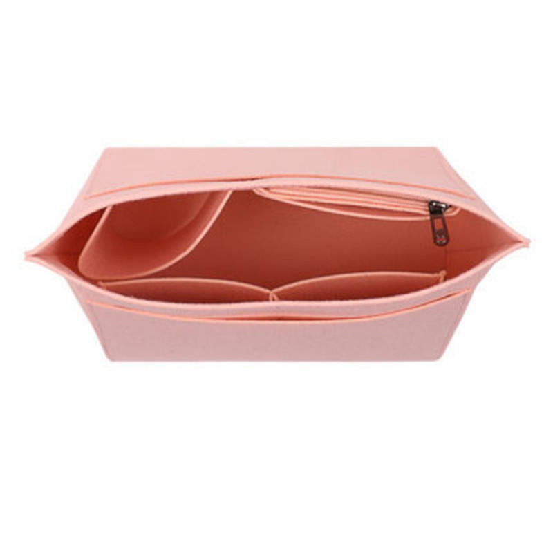 Filz Tasche Organizer Einsatz Innen Handtasche Tote Portemonnaie Multifunktional Kosmetiktasche Organizer für Damen
