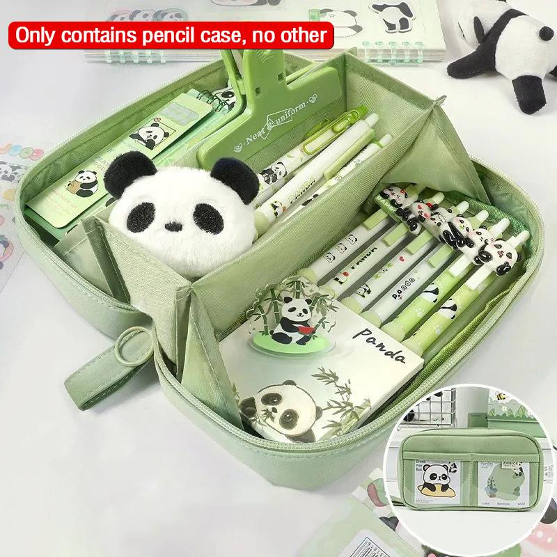 New 5-Layer Transparent Pencil Pouch With Large Capacity And Lightweight Design School Supplies Pencil Cases For Girls