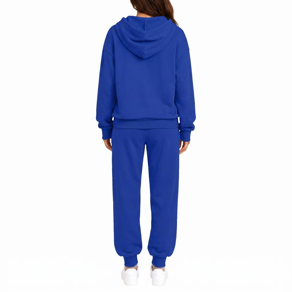 Women's Half Zip Hoodie and Sweatpants Two Piece Matching Set