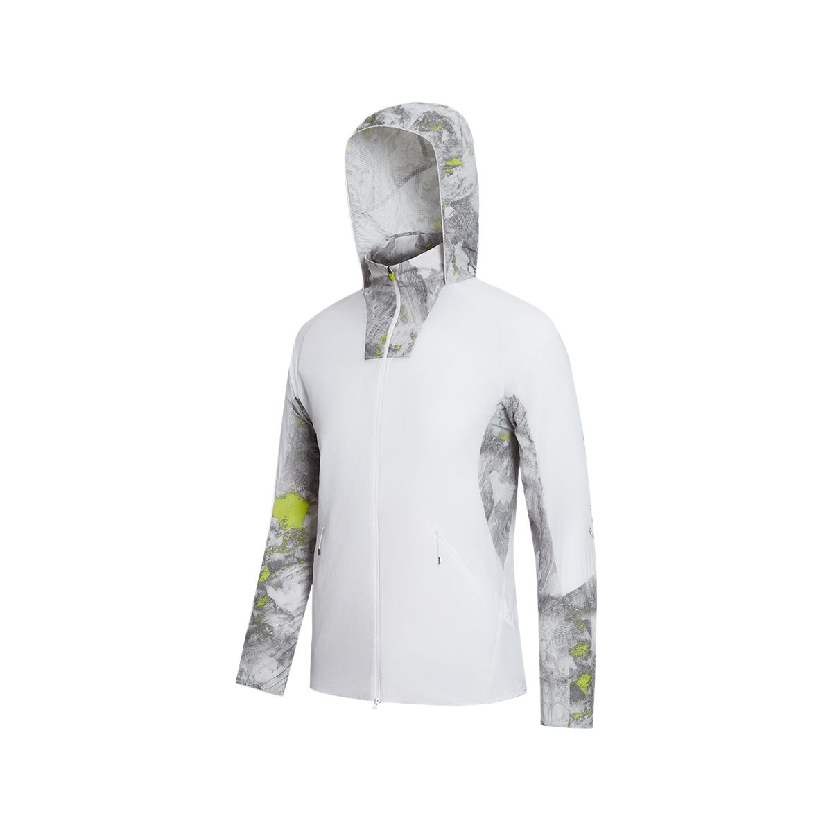 Saucony Hooded Zipper Color Block Long Sleeve Jacket Men jackets SA2269SC31R-WT002 XL