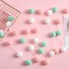 2.5cm 30PCS Creative Handmade Felt Ball Wool Ball Wreath String Ornaments DIY Accessories