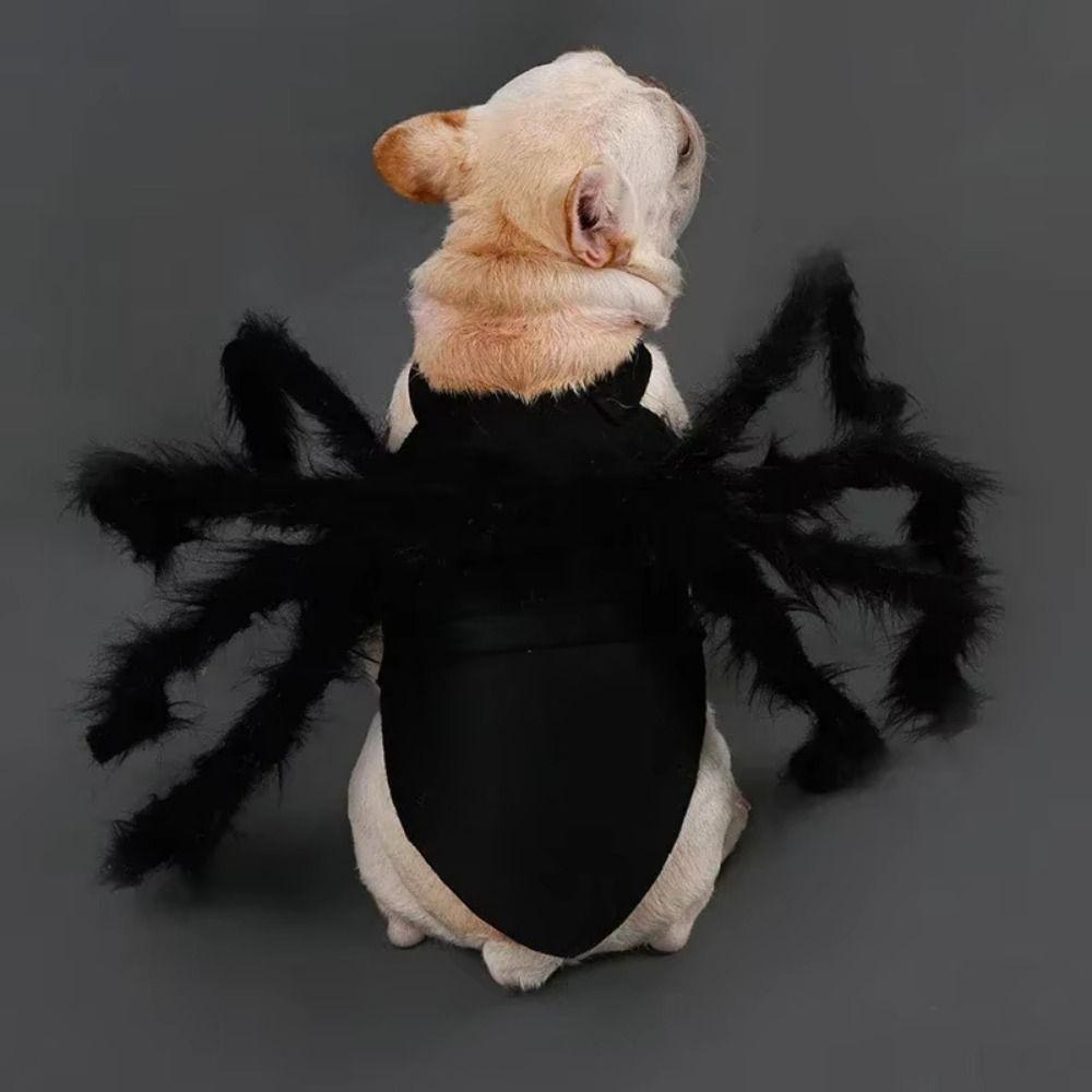 Creative Pet Spider Costume Furry Cat Cosplay Costume Funny Pet Spider Harness Photo Celebration