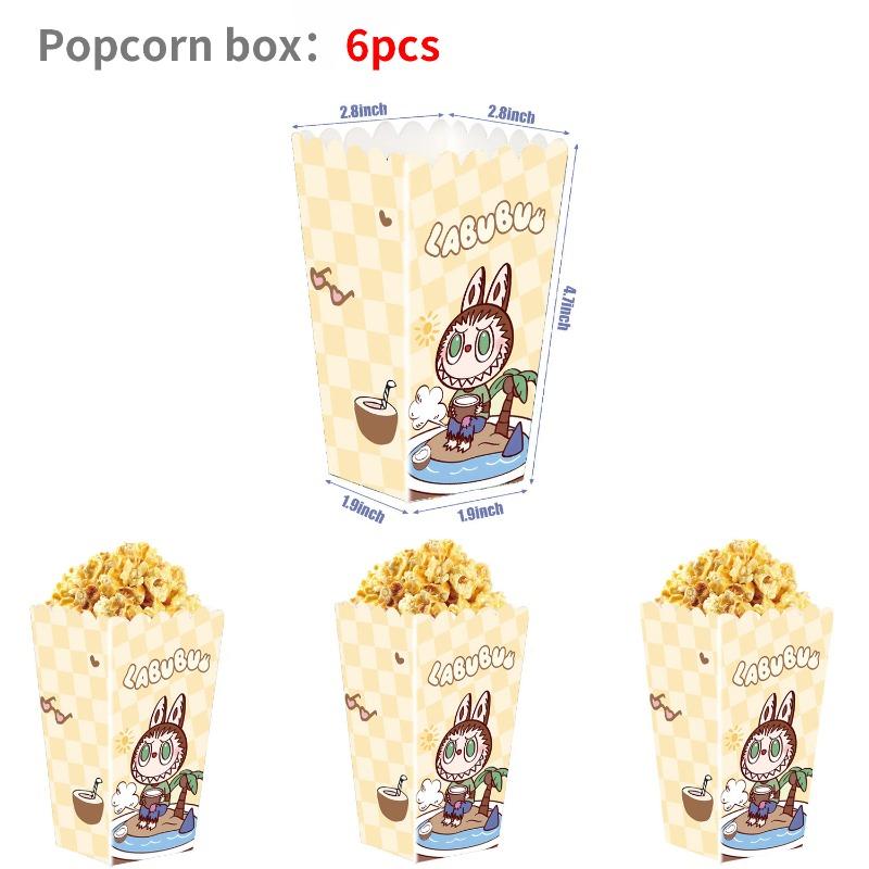 2 Cartoon-themed party paper plates, party supplies, tableware sets, children's birthday decorations