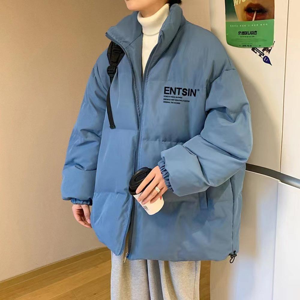New American large size down cotton-padded clothes men's winter coats ruffian handsome high-end cotton-padded clothes jacket high street trendy brand