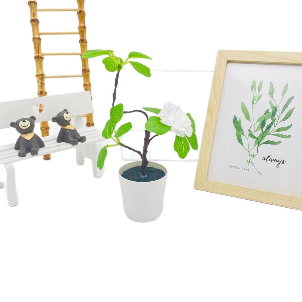 Artificial Flowers Potted Indoor Living Room Wedding Decoration Photography Prop