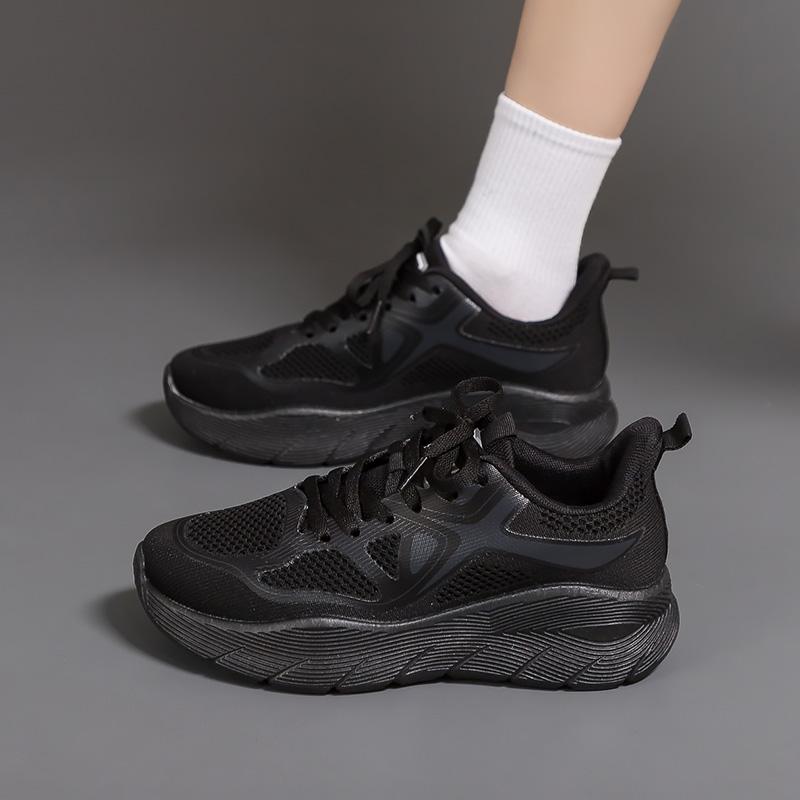 Men's casual four seasons new comfortable soft-soled sports shoes breathable running shoes soft-soled non-slip student sneakers